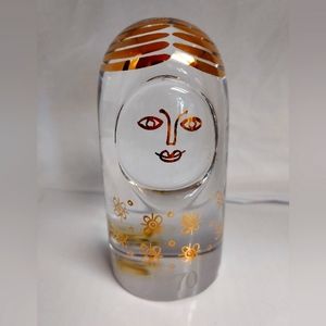 Vintage 1970 Kosta Boda Art Glass Sculpture (Mother)